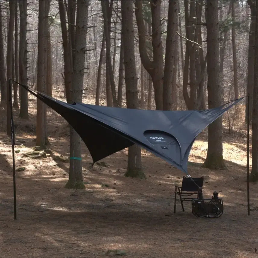 [BUNJANG] NOVA x NUXDI DLT_100 Stealth Black Wing Tarp / NOVA x NUXDI DLT_100 윙타프 판매