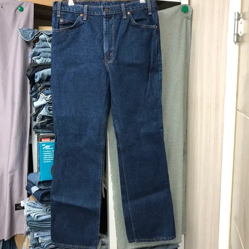 [BUNJANG] 1990s Levi's 517 USA Deep Indigo Blue Bootcut Jeans / 90s 리바이스517 딥인디고블루 USA 부츠컷 허리36 둘레89.5