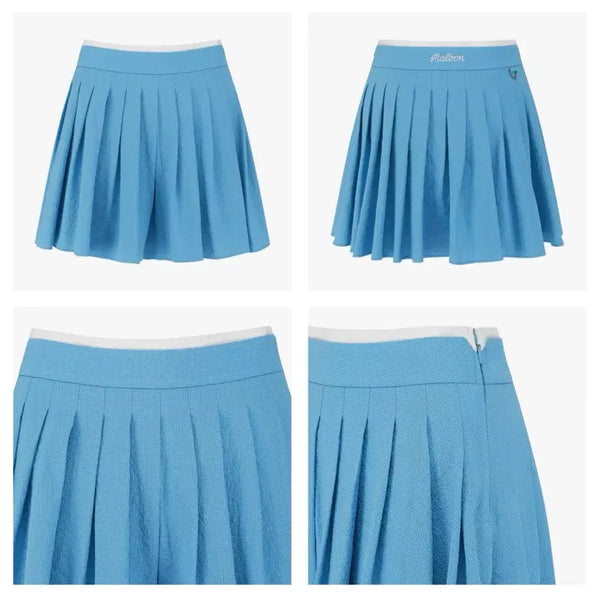 [BUNJANG] Malbon Golf Skirt Blue Size 64 / 말본 골프 스커트 BLU 64