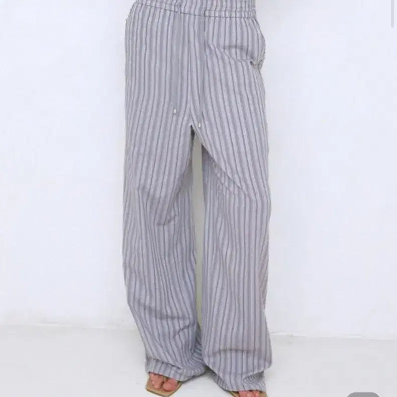 [BUNJANG] Polyesueme Stripe Effortless Pants / 폴리수엠 스트라이프 팬츠 FRESH EFFORTLESS PANTS