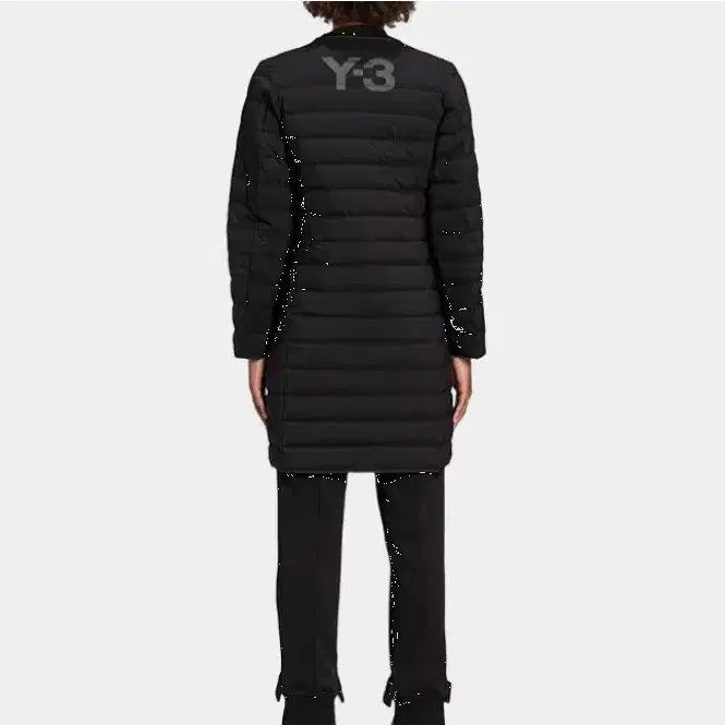 [BUNJANG] Y-3 Yohji Yamamoto Black Long Lightweight Down Jacket XS / Y-3 요지야마모토 블랙 롱 경량패딩 XS
