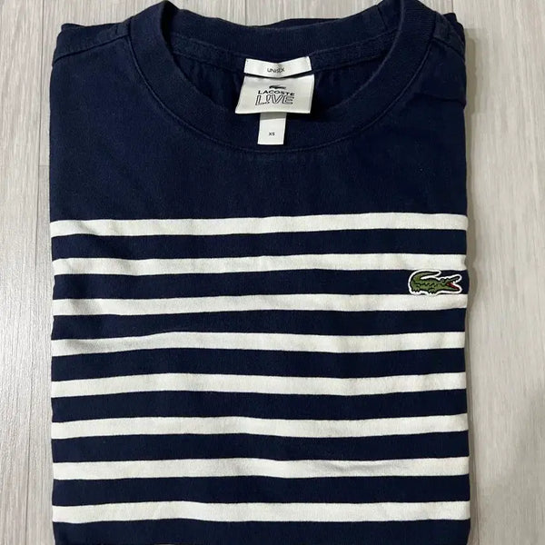 [BUNJANG] Lacoste Live Striped Short-Sleeve T-Shirt XS / [XS] 라코스테 라이브 반팔 티셔츠