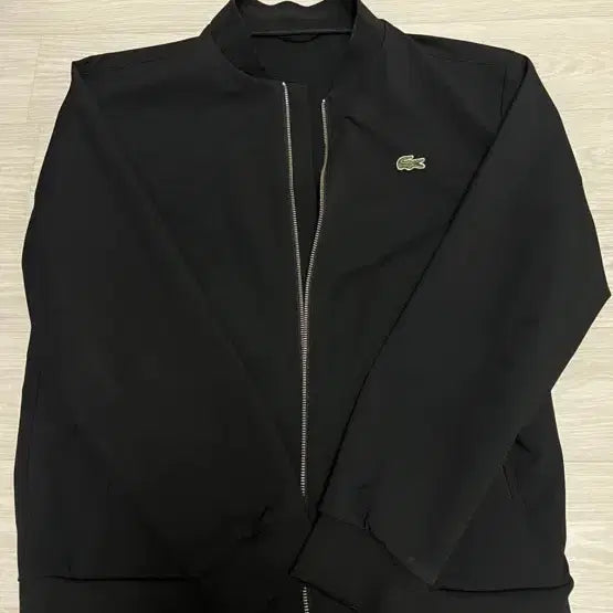 [BUNJANG] Lacoste Black Blouson Jacket / [50/M] 라코스테 블랙 블루종