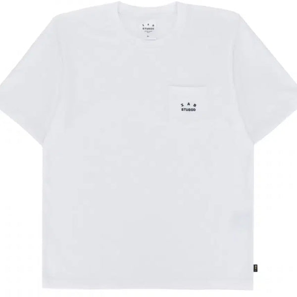 [BUNJANG] IAB Studio Pocket T-shirt White XL / 아이앱 스튜디오 포켓 티셔츠 화이트