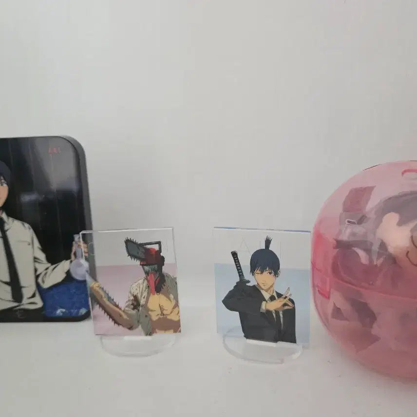 [BUNJANG] Chainsaw Man Aki Mini Acrylic Stand (Set of 2) / 체인소맨 아키 미니 아크릴 2종 일괄 판매