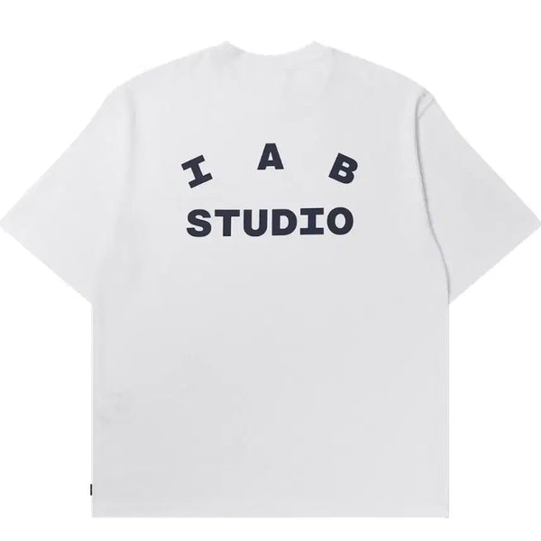 [BUNJANG] IAB Studio T-shirt Short Sleeve Navy White M / [M] IAB 아이앱 스튜디오 티셔츠 반팔 네이비 화이트