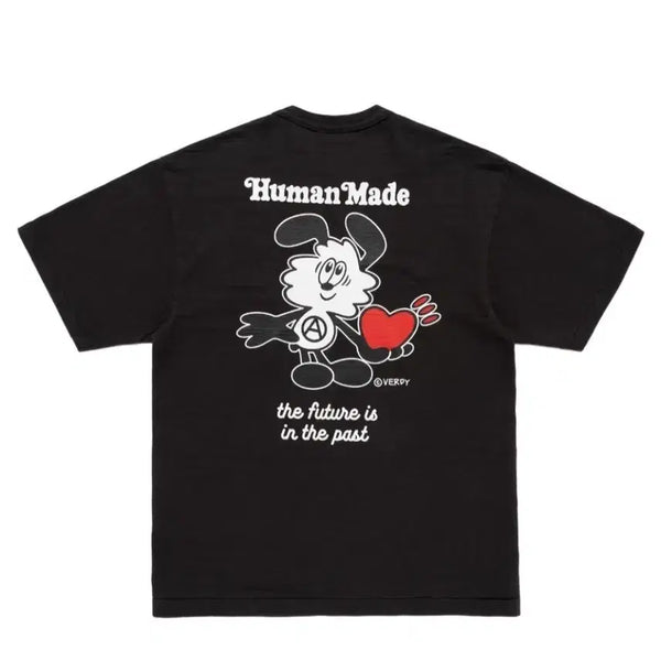 [BUNJANG] Human Made x VERDY Lotte Museum Limited T-Shirt Black L / 휴먼메이드 베르디 롯데 뮤지엄 한정 티셔츠 블랙 L 새상품