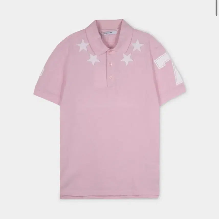 [BUNJANG] Givenchy Star Polo Shirt XL Pink / 지방시 스타 폴로 카라티 XL