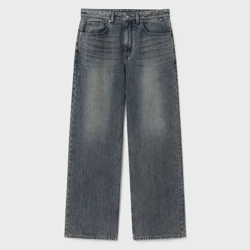 [BUNJANG] True Wide Denim Pants - Smoke Rail Indigo / (32) 트루 와이드 데님 팬츠 - 스모크 레일 인디고