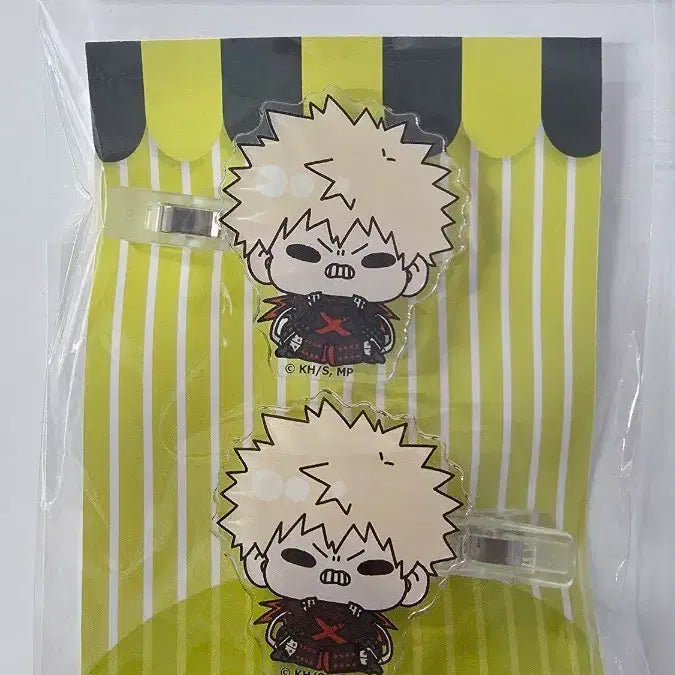 [BUNJANG] My Hero Academia Katsuki Bakugo Hair Clip (Sealed) / (미개봉)바쿠고 헤어클립