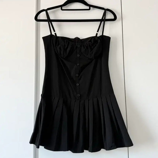 [BUNJANG] Sleeveless Mini Dress Layered Dress / 나시 미니원피스 레이어드나시 레이어드원피스 슬리브리스 에이블리