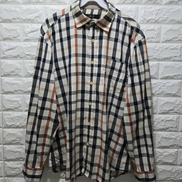 [BUNJANG] DAKS Iconic Nova Check Shirt / 닥스 아이코닉 노바체크 셔츠 남방 95~100