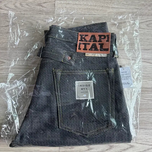 [BUNJANG] Kapital Century Denim Monkey Cisco No. 7s / [34] 캐피탈 센츄리 데님 No 7s Sumi 몽키시스코