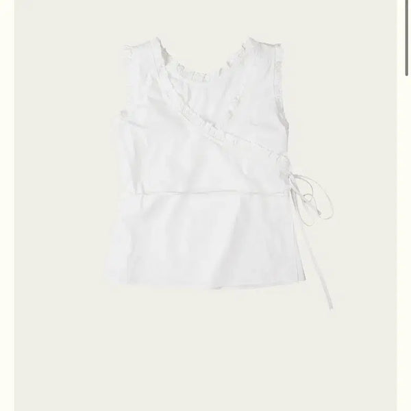 [BUNJANG] Ribbonbit Tipi Blouse White / 리본빛 ribbonbit 티피 블라우스 화이트