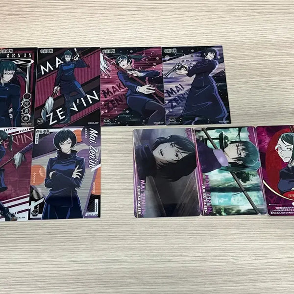 [BUNJANG] Jujutsu Kaisen Clear Card Set - Maki Zenin, Mai Zenin (9 Cards) / 주술회전 클리어카드 젠인 마키, 젠인 마이 9장