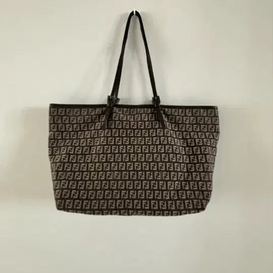 [BUNJANG] Fendi Zucca Shopper Bag Brown 8BH127 / 펜디 쥬카 백 브라운 8BH127