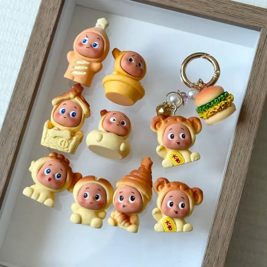 [BUNJANG] Twinkle Little Star Bakery Figure with Keychain Set / 트윙클 작은별 베이커리 피규어 키링포함