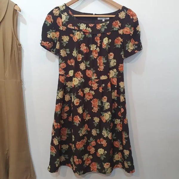 [BUNJANG] Dark Brown Mori Dress - Made in Japan / 다크브라운 모리 원피스 made in japan