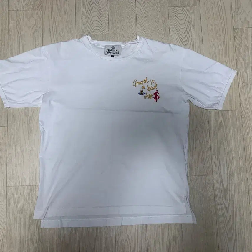 [BUNJANG] Vivienne Westwood White T-Shirt M / 비비안웨스트우드 반팔 티셔츠 화이트