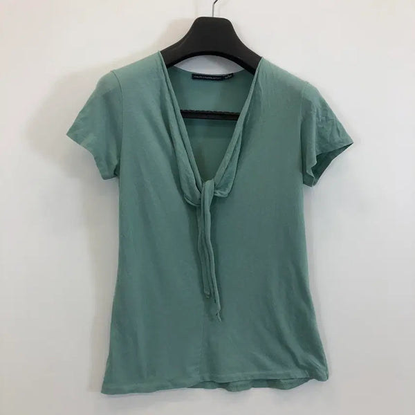 [BUNJANG] Polo Ralph Lauren Mint V-Neck T-Shirt M / 폴로 랄프로렌 V넥 민트 탑 M