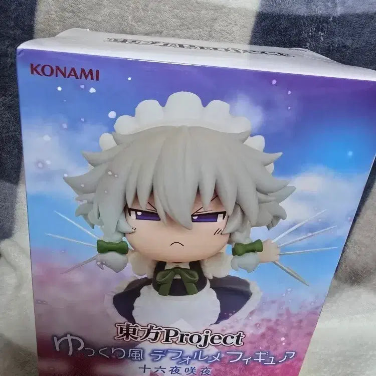 [BUNJANG] Konami Touhou Project Yuukuri Style Izayoi Sakuya Figure / 코나미 동방 프로젝트 윳쿠리풍 데포르메 이자요이 사쿠야 피규어