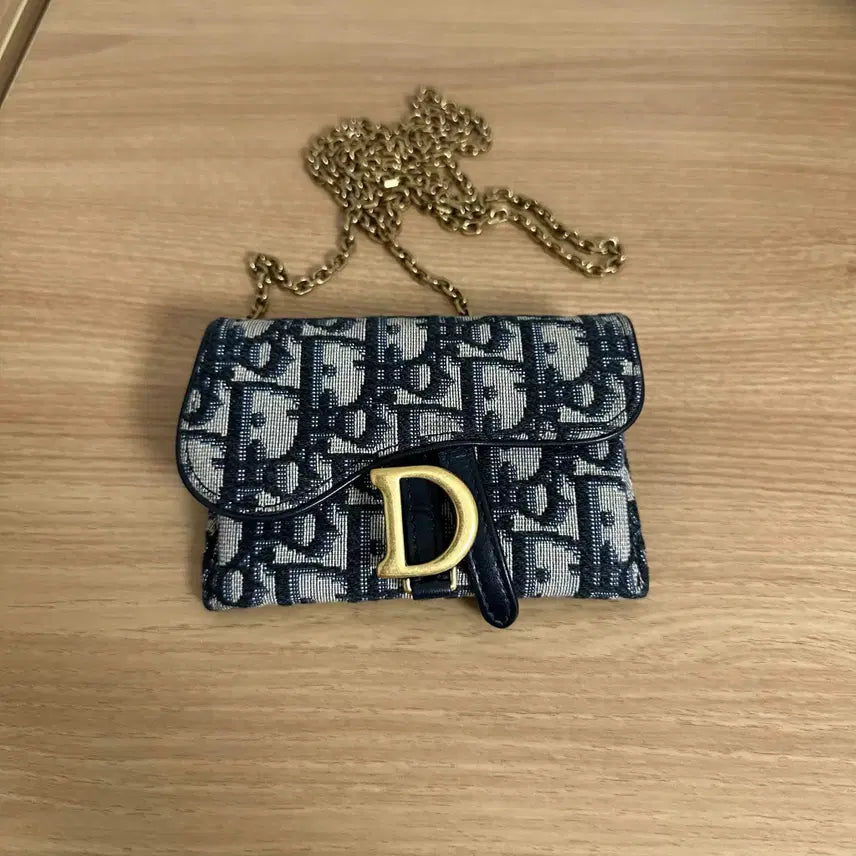 [BUNJANG] Dior Oblique Saddle Chain Bag / 디올 오블리크 새들 체인백