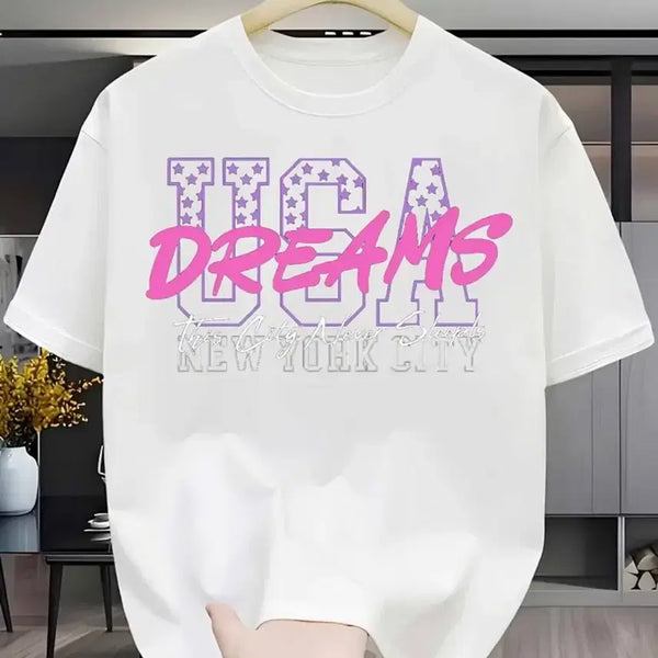 [BUNJANG] USA DREAMS New York Graphic T-Shirt / USA DREAMS 뉴욕 반팔 티셔츠