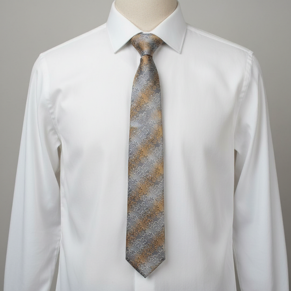 [BUNJANG] Balenciaga Floral Silk Necktie / 발렌시아가 플로럴 실크 넥타이