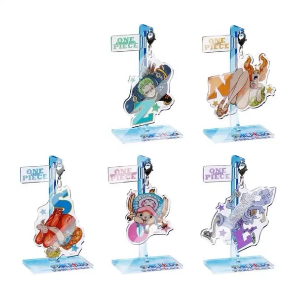 [BUNJANG] One Piece Jump Festa Yura Yura Acrylic Standees - Zoro, Luffy, Nika, Chopper, Sanji, Nami (Set of 5) / 원피스 점프페스타 유라유라 아크릴 조로 루피니카 쵸파 상디 나미