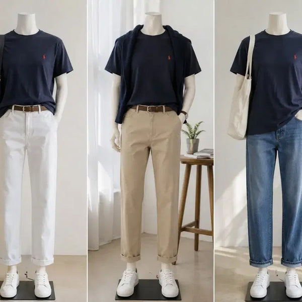 [BUNJANG] Polo Ralph Lauren Navy Bear Logo Short Sleeve T-Shirt - Medium / 폴로 랄프로렌 네이비 반팔티 M사이즈