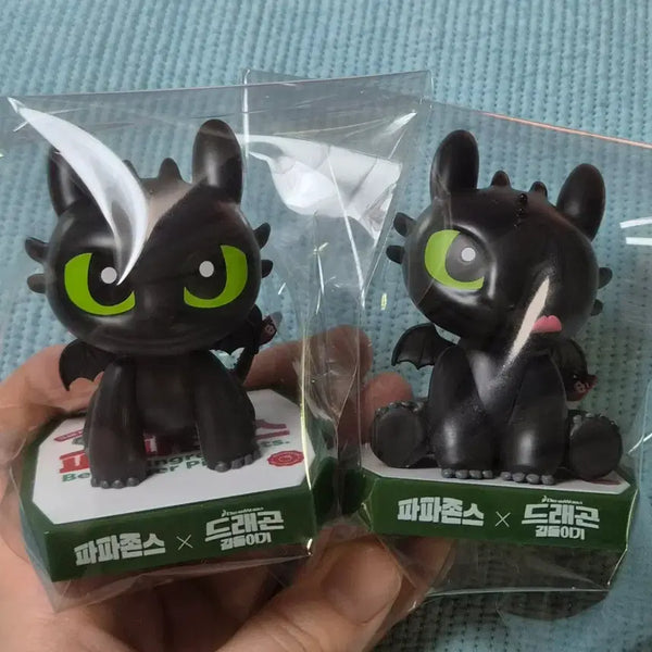[BUNJANG] How to Train Your Dragon Toothless Wink Figure Bundle Set / 일괄 파파존스 투슬리스 피규어 윙크 기본 드래곤 길들이기
