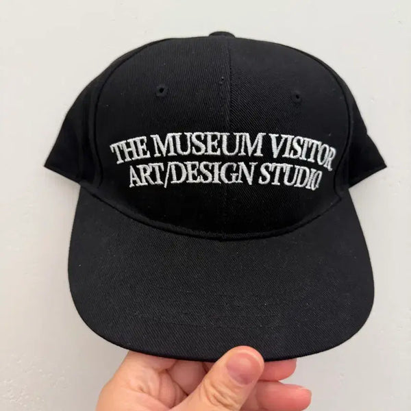 [BUNJANG] TheMuseumVisitor Rabbit Embroidery Ball Cap Black / 더뮤지엄비지터 토끼 자수 볼캡 블랙