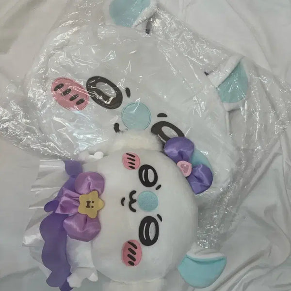 [BUNJANG] Cheekawaii Momonga Boston Bag + Super Magical Momonga Doll Set / 치이카와 모몽가 보스턴백 + 초매지컬 모몽가 인형 세트