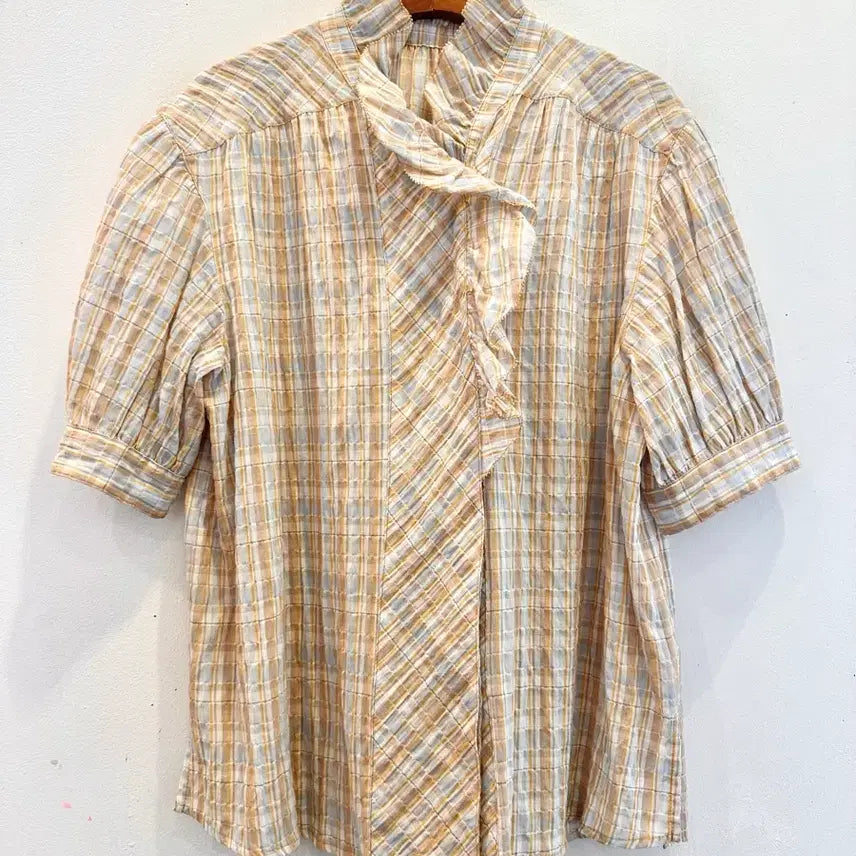 [BUNJANG] SJSJ Crinkle Blouse / 55~55반) 한섬 sjsj 크링클 블라우스 판매합니다!