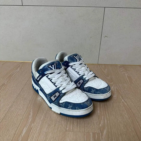 [BUNJANG] Louis Vuitton Denim Sneakers / 루이비통 데님 스니커즈