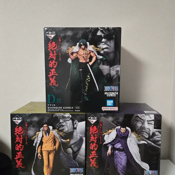 [BUNJANG] One Piece Ichiban Kuji Absolute Justice Figures (Set of 3) / 원피스 제일복권 절대적  정의 피규어