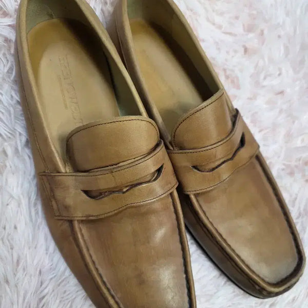 [BUNJANG] BRAN Leather Loafers (260mm) / [BRAN] 로퍼260  통가죽 수제화. 상태좋아요. 21만원남자신발