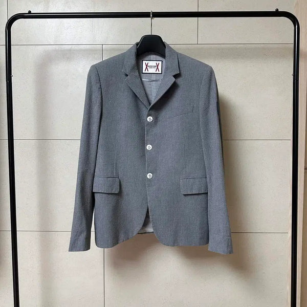 [BUNJANG] Moncler Gamme Bleu Suit Jacket Grey / 몽클레어 감마블루 정장 자켓 그레이