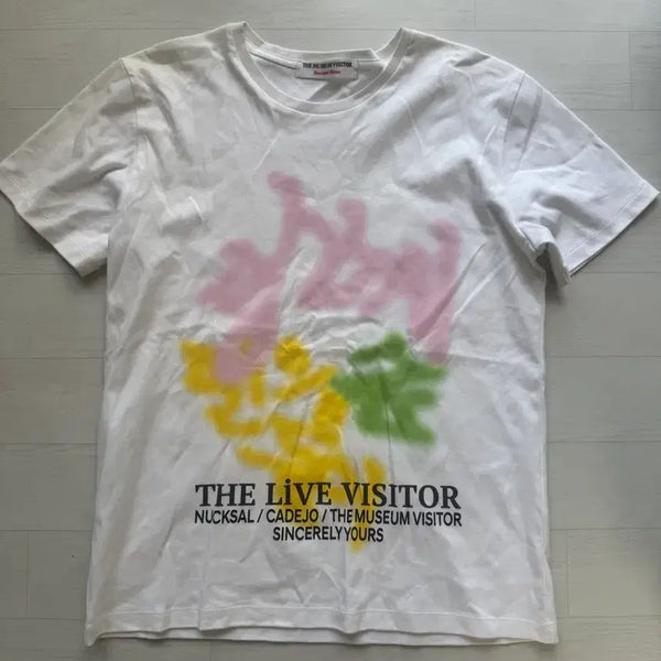 [BUNJANG] The Museum Visitor x Kadeho x Nucksal Collaboration T-Shirt / 더뮤지엄비지터 까데호 넉살 콜라보 티셔츠