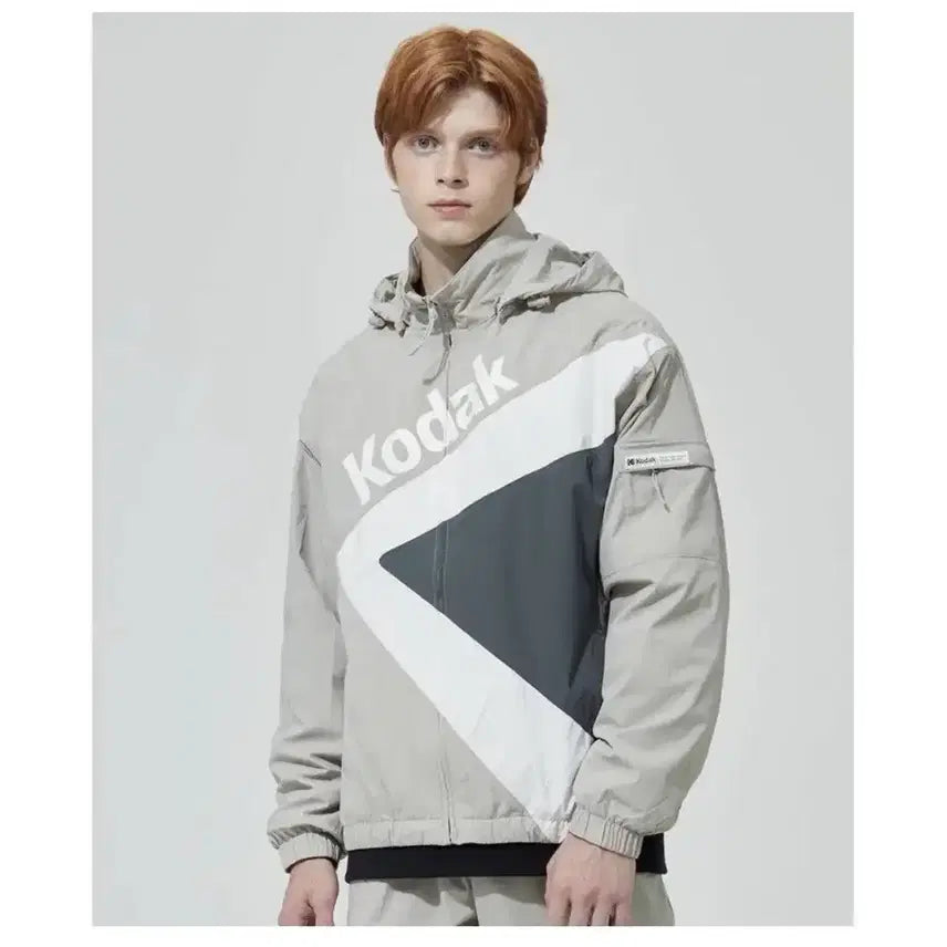[BUNJANG] Kodak K Jacket Grey / 코닥 케이 자켓 그레이