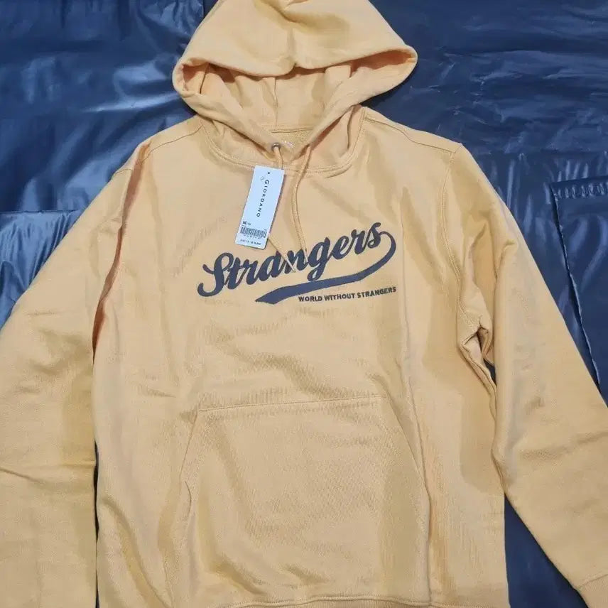 [BUNJANG] Giordano Yellow Hoodie / 지오다노 후드티 노랑