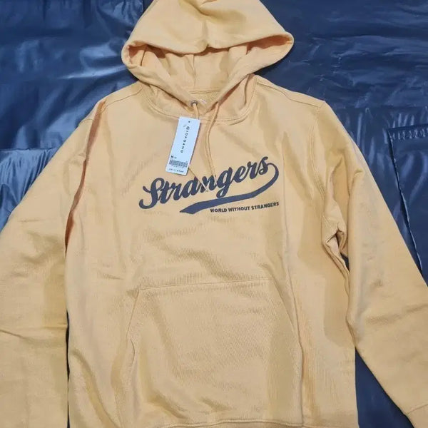 [BUNJANG] Giordano Yellow Hoodie / 지오다노 후드티 노랑