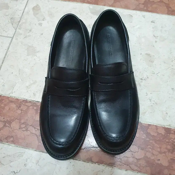 [BUNJANG] Romantic Move New Lug Loafers Horse Leather Black / 로맨틱무브 뉴 러그 로퍼 R24H212 (홀스레더 블랙) 275