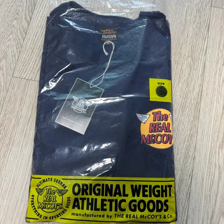 [BUNJANG] The Real McCoy's Logo Short Sleeve T-Shirt Navy / [42] 리얼맥코이 로고 반팔 네이비