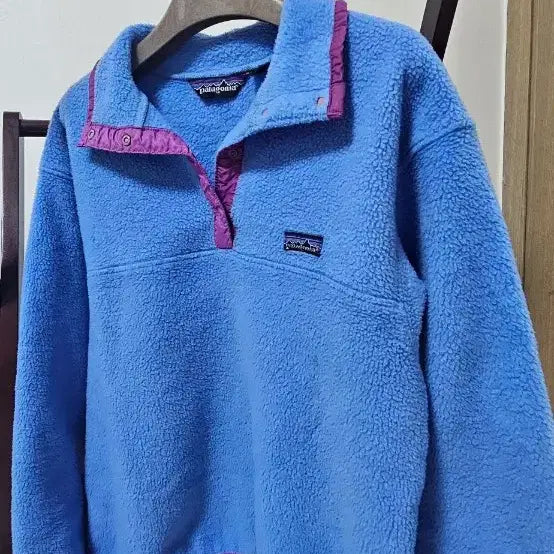 [BUNJANG] Patagonia Synchilla 80s Vintage Pastel Blue Made in USA Women's Fleece Jacket / [80s USA] 파타고니아 신칠라 파스텔블루