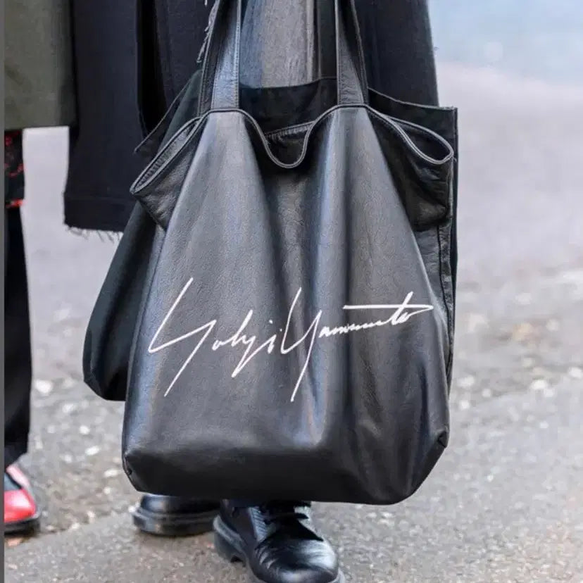[BUNJANG] Yohji Yamamoto Leather Tote Bag / 요지야마모토 레더 토트백
