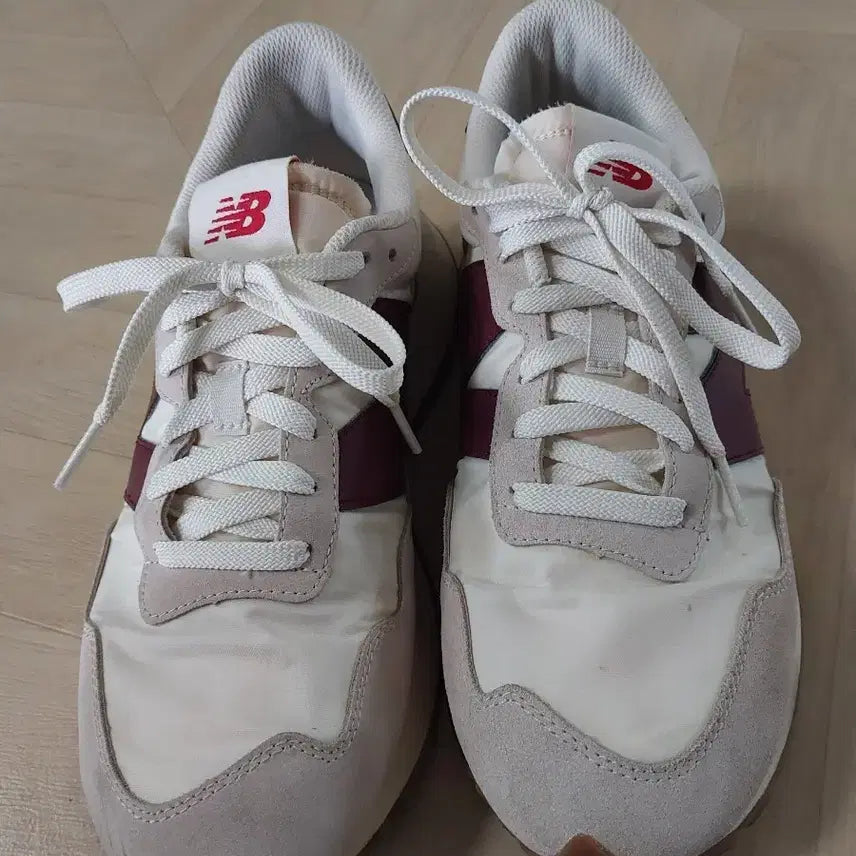 [BUNJANG] New Balance 237 Sneakers Ivory/Burgundy / 뉴발란스 237 운동화 아이보리/버건디