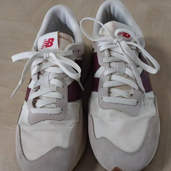 [BUNJANG] New Balance 237 Sneakers Ivory/Burgundy / 뉴발란스 237 운동화 아이보리/버건디