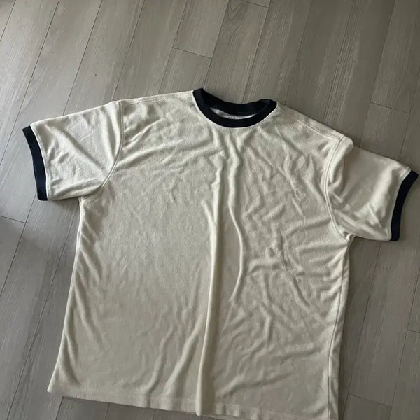 [BUNJANG] Amphis 70 Terry Ringer T-Shirt Navy L / 암피스트 70 테리 링거 티셔츠 네이비 L사이즈
