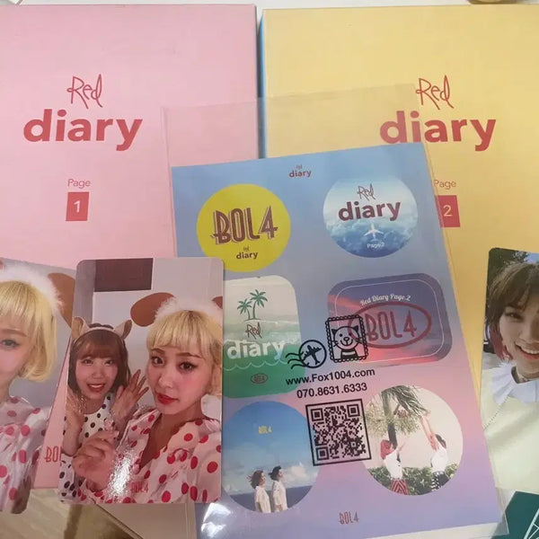 [BUNJANG] BOL4 Album Photocard Sticker Set / 볼빨간사춘기 앨범 포카 스티커
